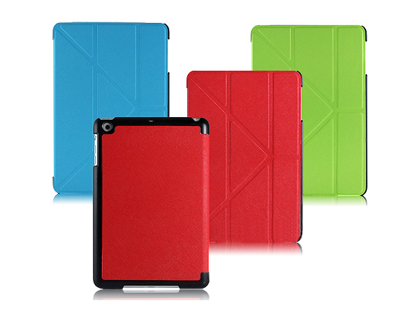 Unique stand leather case for iPad mini 2