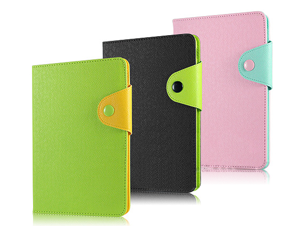 Folio stand leather case for iPad mini 2