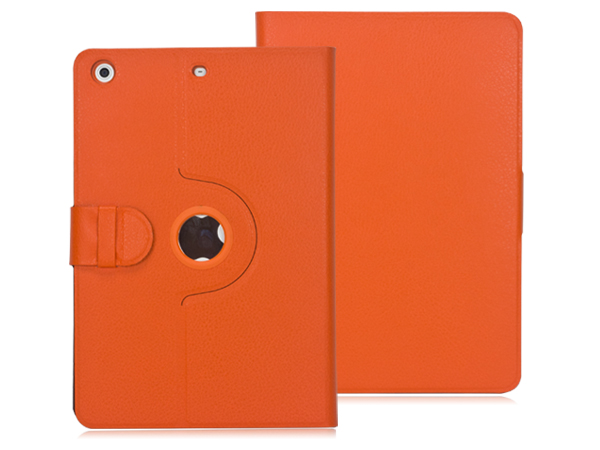 360 degree Rotatable stand leather case for iPad mini 2