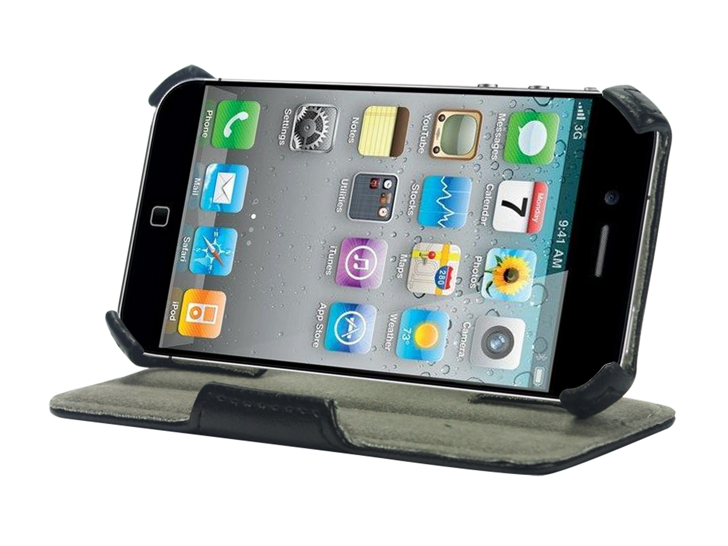 Wallet stand leather case for iPhone 5/5S