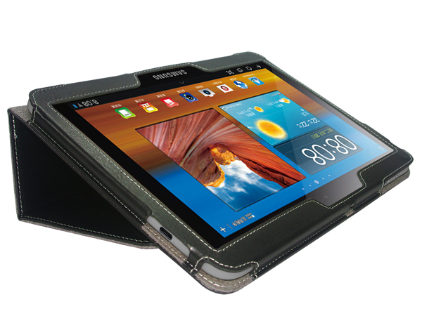 Folio stand leather case for Samsung Galaxy Tab 3 10.1