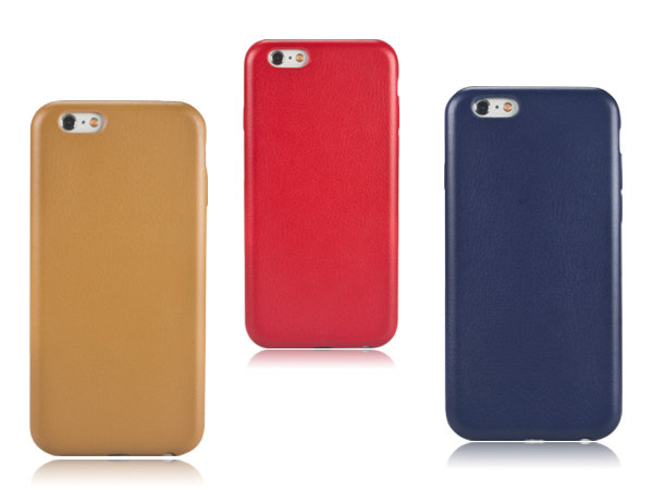ultra thin Leather back cover for iphone 6/6 Plus