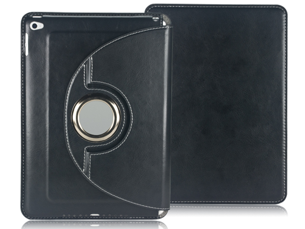 360 degree Rotatable stand leather case for iPad Air 2