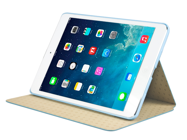 PU +PC stand leather casefor ipad mini2